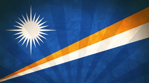 Seamless Flag Of MarshallIslands Stock Footage 112630183