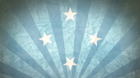 Seamless Flag Of Micronesia Stock Footage 112630213