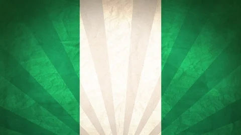 Seamless Flag Of Nigeria Stock Footage 112393311