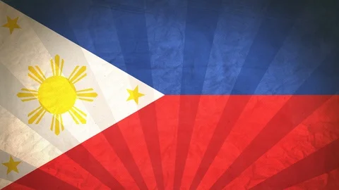 Seamless Flag Of Philippines Stock Footage 112109274
