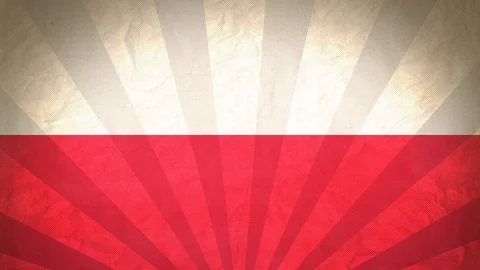 Seamless Flag Of Poland Stock Footage 112376314