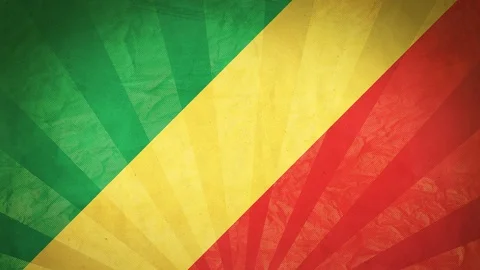 Seamless Flag Of Republic Of Congo Stock Footage 112394195