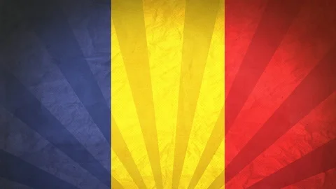 Seamless Flag Of Romania Stock Footage 112376680