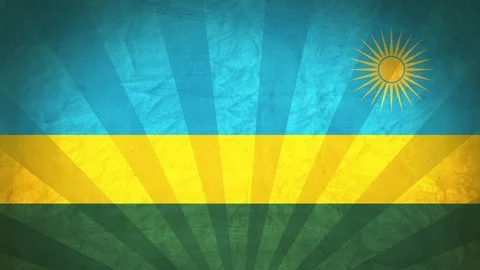 Seamless Flag Of Rwanda Stock Footage 112394657