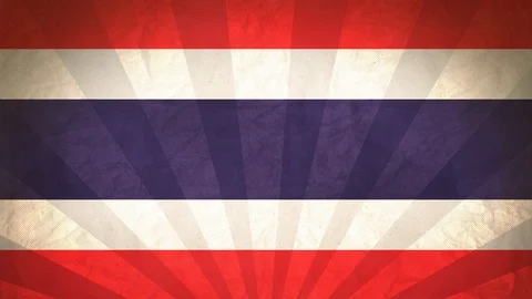 Seamless Flag Of Thailand Stock Footage 112111471