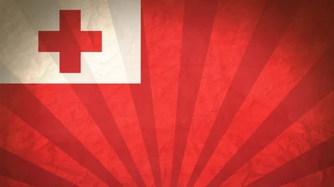 Seamless Flag Of Tonga Stock Footage 112630881