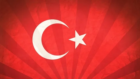 Seamless Flag Of Turkey Stock Footage 112111667