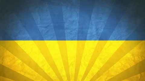 Seamless Flag Of Ukraine Stock Footage 112378491
