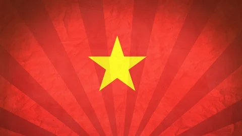 Seamless Flag Of Vietnam Stock Footage 112112508