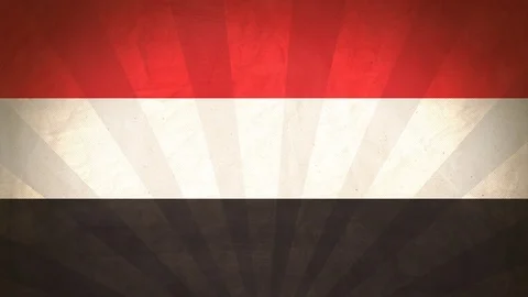 Seamless Flag Of Yemen Stock Footage 112113579