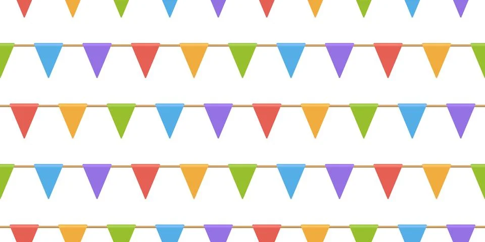 Seamless of flags Stock Illustration