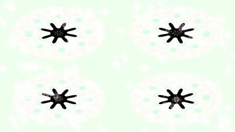 Seamless floral abstract pattern background wallpaper pastel doodle texture.. Stock Footage 337702393