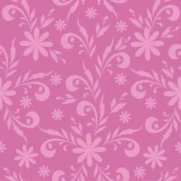 Seamless floral background Stock Illustration
