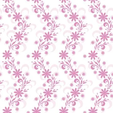 Seamless floral background Stock Illustration