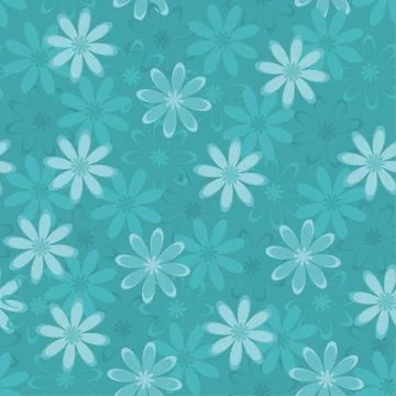 Seamless floral background Stock Illustration