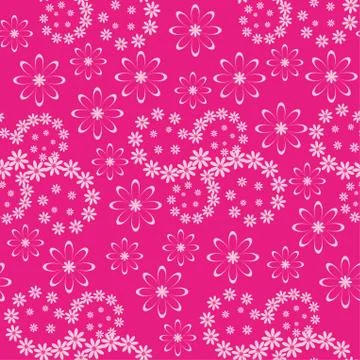 Seamless floral background Stock Illustration