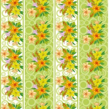 Seamless floral background Stock Illustration