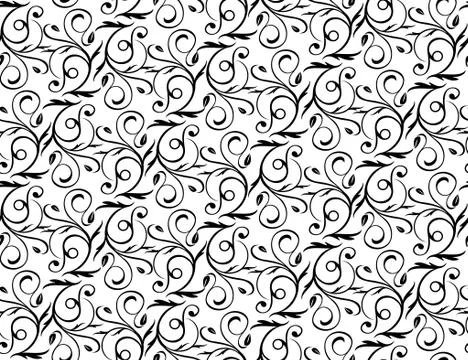 Seamless floral background Stock Illustration