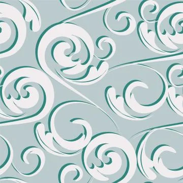 Seamless floral background Illustrazione stock