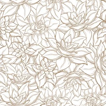 Seamless floral background Stock Illustration