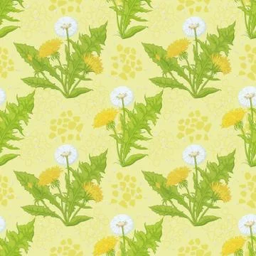 Seamless floral background Stock Illustration
