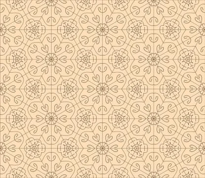 Seamless floral background Stock Illustration
