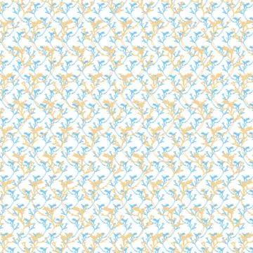 Seamless Floral background. Illustrazione stock