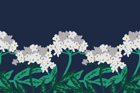 Seamless floral background Stock Illustration