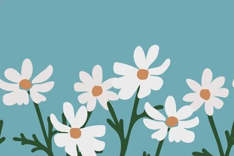 Seamless floral background Stock Illustration