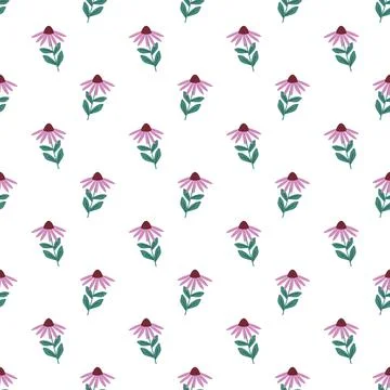 Seamless floral background Stock Illustration