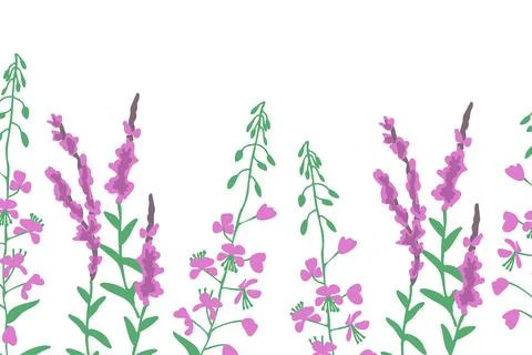 Seamless floral background Stock Illustration