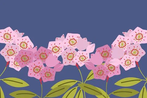 Seamless floral background Illustrazione stock