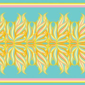 Seamless floral background pattern Stock Illustration