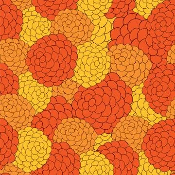 Seamless floral background pattern 库存插图