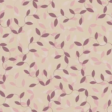 Seamless floral background pattern Stock Illustration