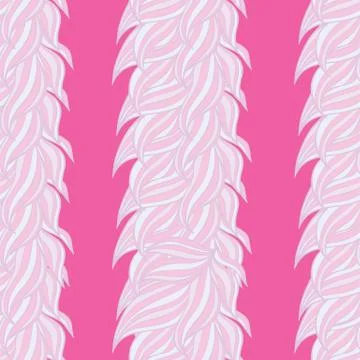 Seamless floral background pattern. Nature theme,leaves, hand - drawn abstract Stock Illustration