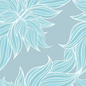 Seamless floral background pattern Wallpaper, pattern fills, web page background Stock Illustration