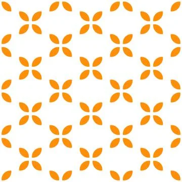Seamless Floral decorative pattern, tile decor, Background with copy space Stock Illustration