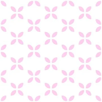 Seamless Floral decorative pattern, tile decor, Background with copy space Stock Illustration