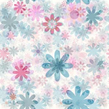 Seamless floral Stock Illustration
