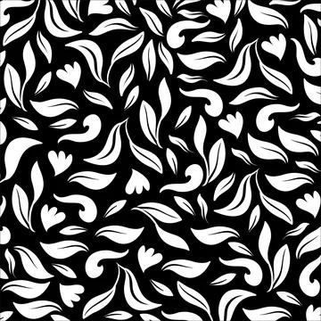 Seamless Floral Motifs Pattern. Vector Illustration イラスト素材