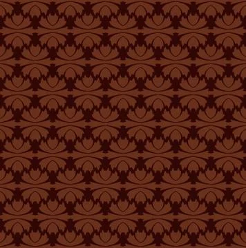 Seamless floral ornament pattern vector illustration Stock Illustration