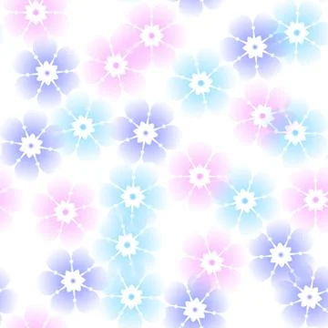 Seamless floral pastel pattern Stock Illustration