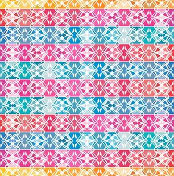 Seamless floral pattern abstract vector background illustration Stock Illustration