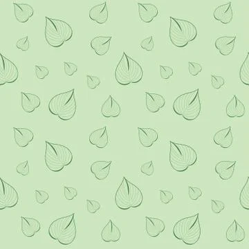 Seamless floral pattern background, Vector flower ornament, Hand drawn decora Stock Illustration