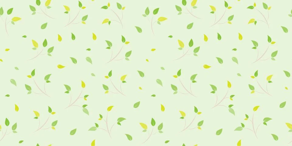Seamless floral pattern background, Vector flower ornament, Hand drawn decora Stock Illustration