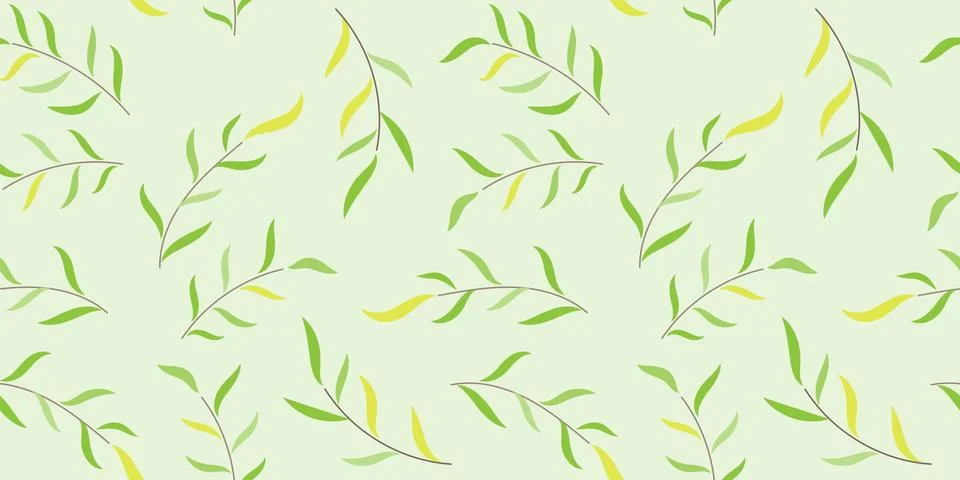 Seamless floral pattern background, Vector flower ornament, Hand drawn decora 스톡 일러스트