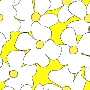 Seamless floral pattern based on traditional folk art ornaments. Colorful イラスト素材