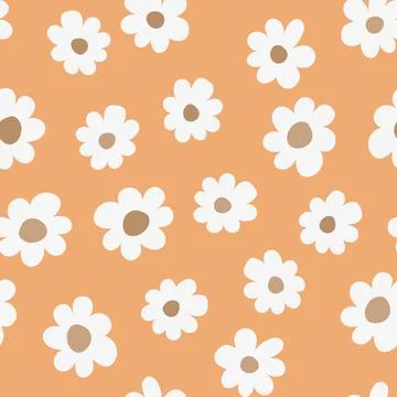 Seamless floral pattern based on traditional folk art ornaments. Colorful Stock Illustration