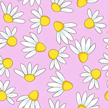 Seamless floral pattern based on traditional folk art ornaments. Colorful Stock Illustration